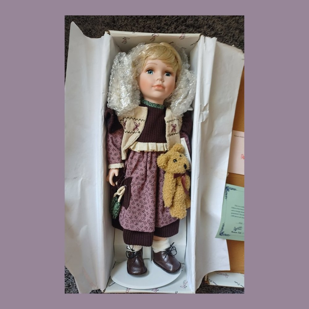 Duck House Vintage Heirloom Porcelain Doll - "Carla"